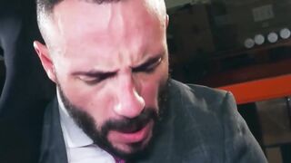 WarehousedSex" or "Ass-Plow in The Office" or "Office Ass Plunderer", tagged with office, warehouse, blowjob, anal, cumshot, facial, bigtits, br