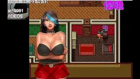 Scarlet Black Widow Teases Gamer Dude with Sensual Blowjob on Couch