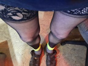 had to do some thing i like  nylons