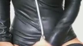 Sexy latex dress orgasm avi