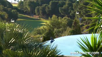 Alexa's Outdoor Threesome Thrill: Ralf Christian Joins the Flexy Fun