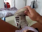 can't stop playing with my hot sneakers today...