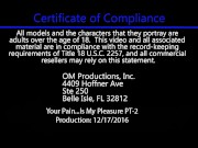 Damien Rage gets oiled up and flogged