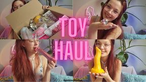 New sex toys unboxing fun. Asmr, redhead