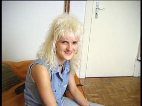Blonde german MILF in solo act