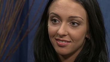 Stephanie Caine hops on his dick but when he spreads her ass cheeks, you get a glimpse of...
