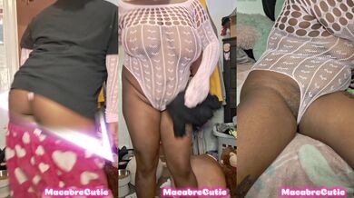 clip: chubby girl in pjs felt like dancing and twerking like a tease