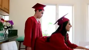 Tattooed Latina Jynx gives a graduation gift