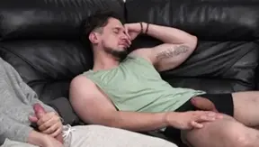 Family Dick: Sleepy with his Cock Out - Oh, Boy!