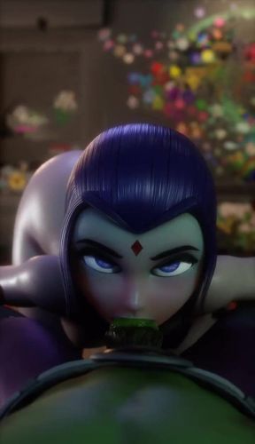 POV Raven Sucking Cock