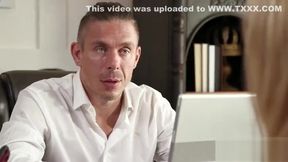 Riley Star - Cute girl in school uniform gets fucked by Mike Blue