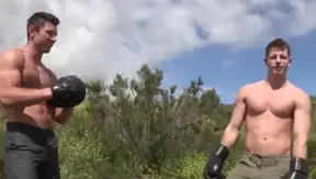 SeanCody - Gagging beside athletic american Dean
