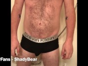 Pissing out the load in my underwear