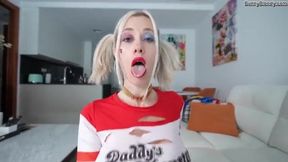 Harley Quinn POV: Intense Deepthroat and Rough Play with a Big Finish - Cosplay Adventure!