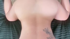 Struggling , Riding and stretching my tight holes with a huge BBC in white keds