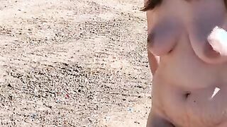 Nude inside the pit