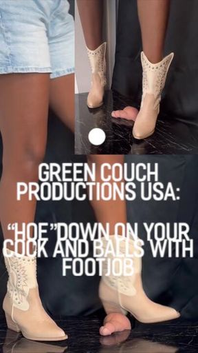Hoedown Cock and Ball Trample with Bootjob