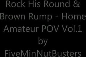 Black Bareback Amateur Fucks His Boyfriend's Rump