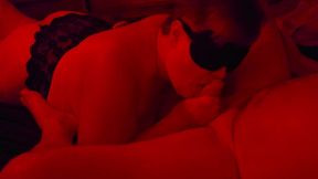 i knew the assignment...suck him dry! red light videos bbw blowjob