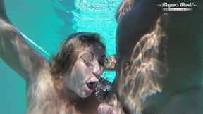 all natural milf julia north underwater anal in the pool