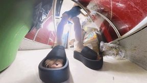 The Black Platform Sandals VR360