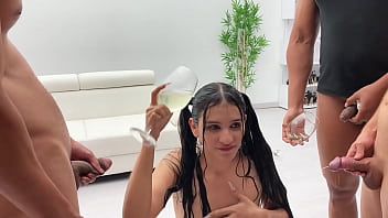 Bts - part 2 from (Wet) Min Galilea, 14 loads, Cum in Mouth, Bukkake, 5on1, BBC, Pee drink, DAP, Swallow