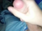 Almost caught by step sis hot jerkin off