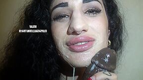 Sexy Lebanese Beauty Blowjob