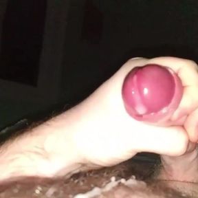 Masturbation with a cumshot in slow-mo