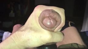 my left handed stroking of my cock