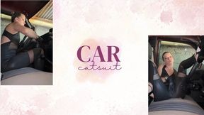 catsuit in the car