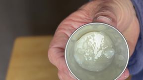 Collecting loads of cum for cumplay