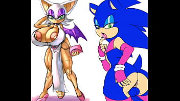 Shemale rouge fucks sonic ass