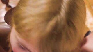 "Redheaded Teen Struggles To Swallow Piano Tutor's Monster Dick"