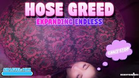 Hose Greed: Real-Time Massive Breast Expansion to Z Cups & Triplets Belly Inflation - Endless Greedy Growth