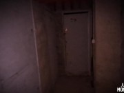 Gorilla found cruising in dark european apartment storage cavern.