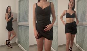 Hellolimoonoff striptease en tenue de soirée