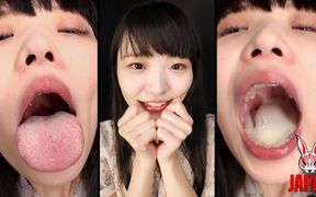 The Dry Mouth and Tongue of Soyo Higashiyama in Extreme Close-up