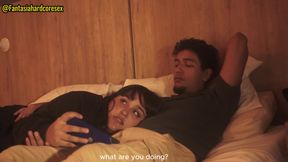 My Stepsister Swallows My Penis After Watching the Movie, They Almost Discovered Us