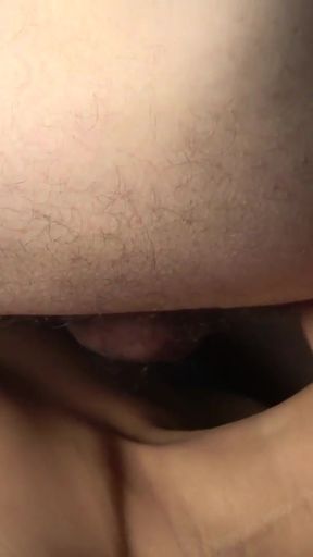 Emotional moment from &quot;It&#039;s always better when you let it flow. Close up BJ with ass worship ending in big tits and&quot;