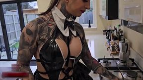 Maid Ivana Begs For Dimitri&rsquo_s BBC In Wild Kitchen Fuck!!