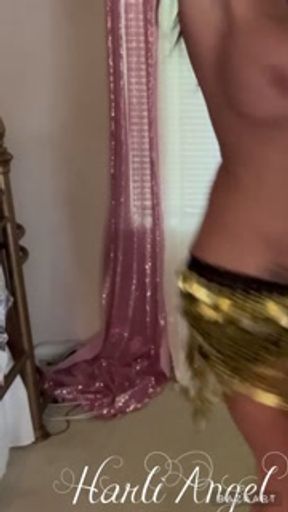 Topless belly dance