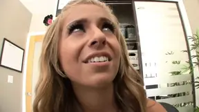 Barely legal blonde slut takes it in the pussy