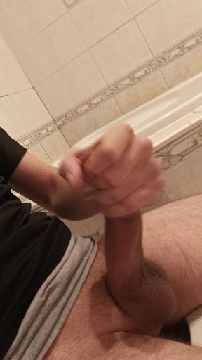 Cumshot masturbation