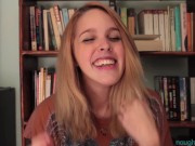 Amarna Miller behind the scenes