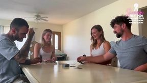 Let's Play Strip Cards? Our Friends Lose and We End Up Swapping Wives !