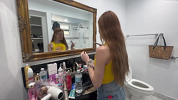 Petite Besties Shr00ms Q & Explicit Kait Give Big Dick Brian Omalley Their Pussies For Him to Cum On