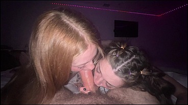 Petite Besties Shr00ms Q & Explicit Kait Give Big Dick Brian Omalley Their Pussies For Him to Cum On