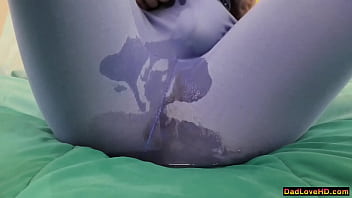 Horny Stepdaughter - I&#039_m wetting my sheets because I&#039_m masturbating until I&#039_m piss and my stepdad caught me, so I&#039_m going to have to explain to him what I&#039_m doing to get the sheets wet