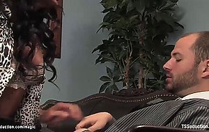 Trans attorney anal fucks assistant